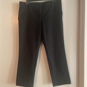 Ann Taylor ankle business slacks 10 black